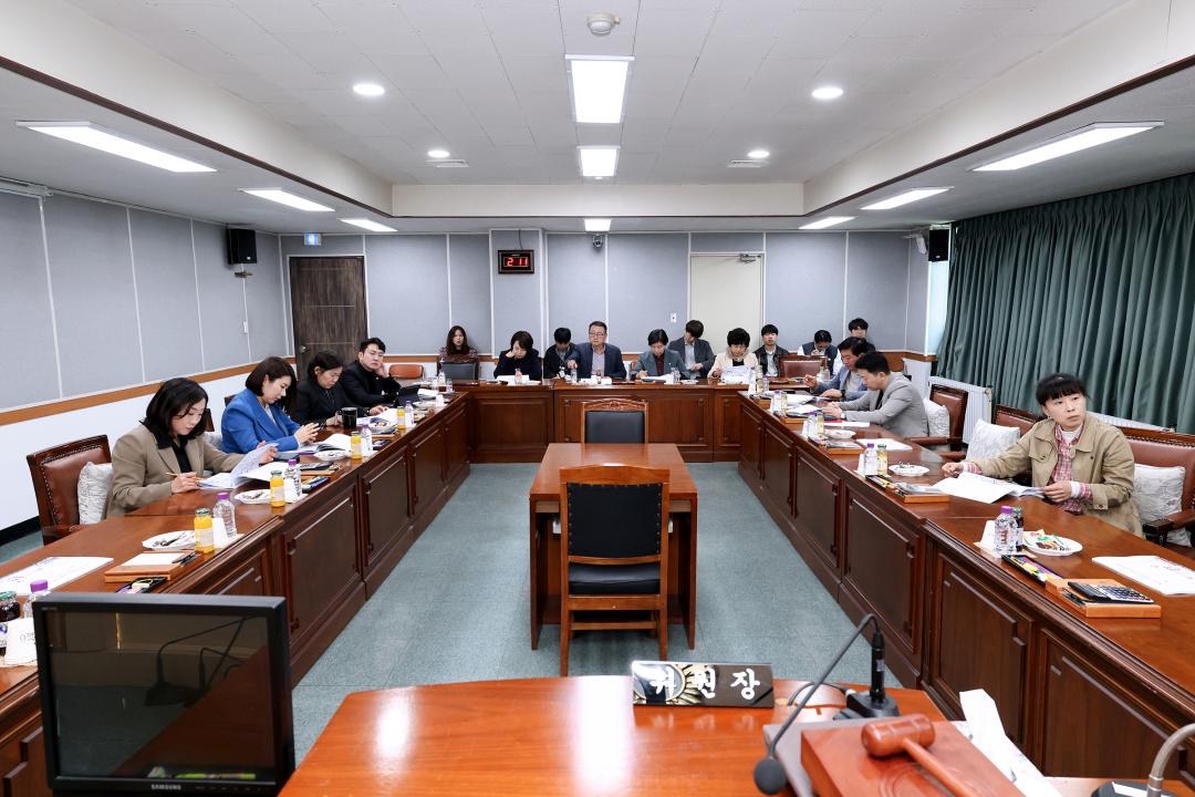 마을버스 노선 개편 용역관련 구의회 설명회 개최