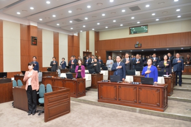 제269회 동작구의회 임시회 제1차 본회의(개회)