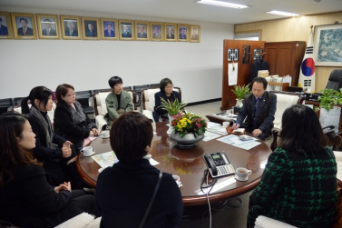 동작구립 소년소녀합창단 자모회 회장단 방문
