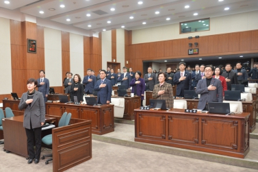 제276회 임시회 제1차 본회의(개회)