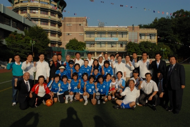 동작여성축구단과의 친선 축구 경기