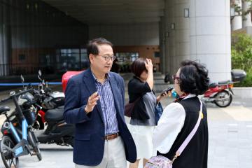 대한노인회 동작구지회 경로당회원 워크숍 배웅