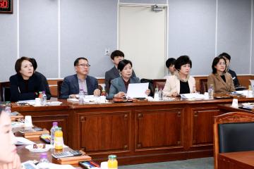 마을버스 노선 개편 용역관련 구의회 설명회 개최